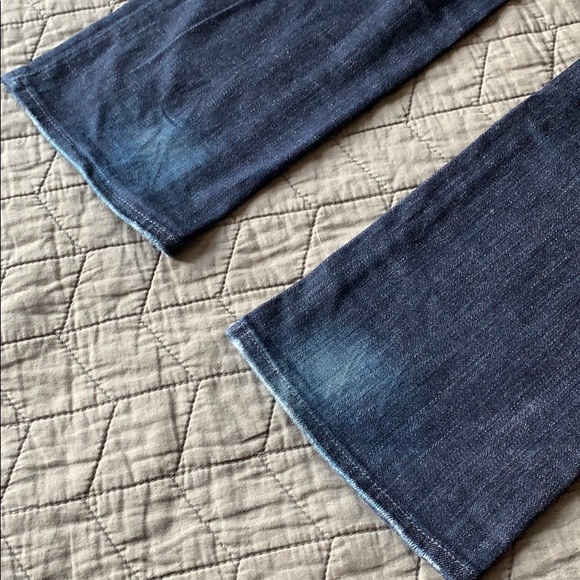 7 FOR ALL MANKIND Straight Leg Dark Wash Jeans - Picture 13 of 16